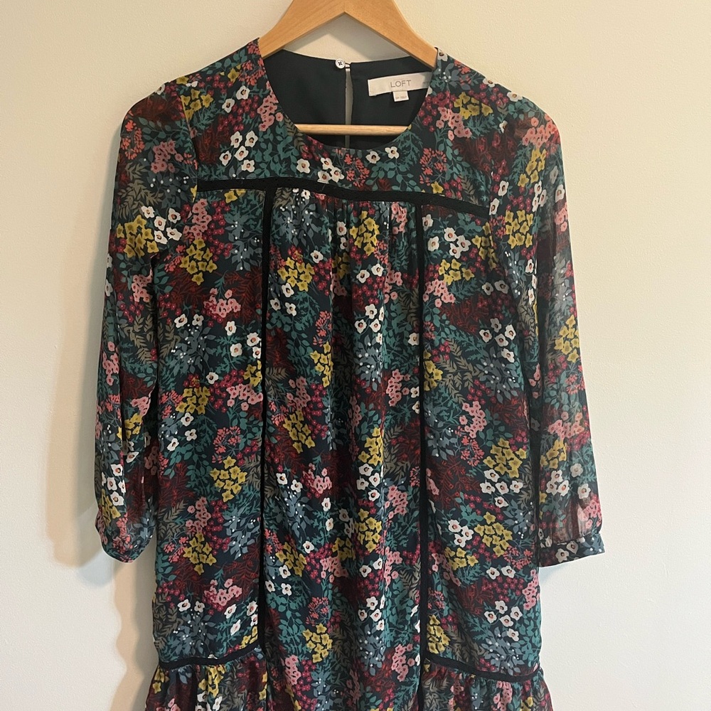 LOFT Floral Dress